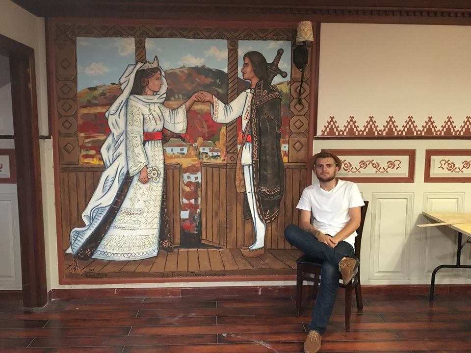 Alexei Luca – tînărul din Costești care inspiră și promovează localitatea prin picturile sale murale