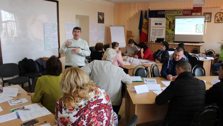Atelier de actualizare a Strategiei de dezvoltare a satului Costești