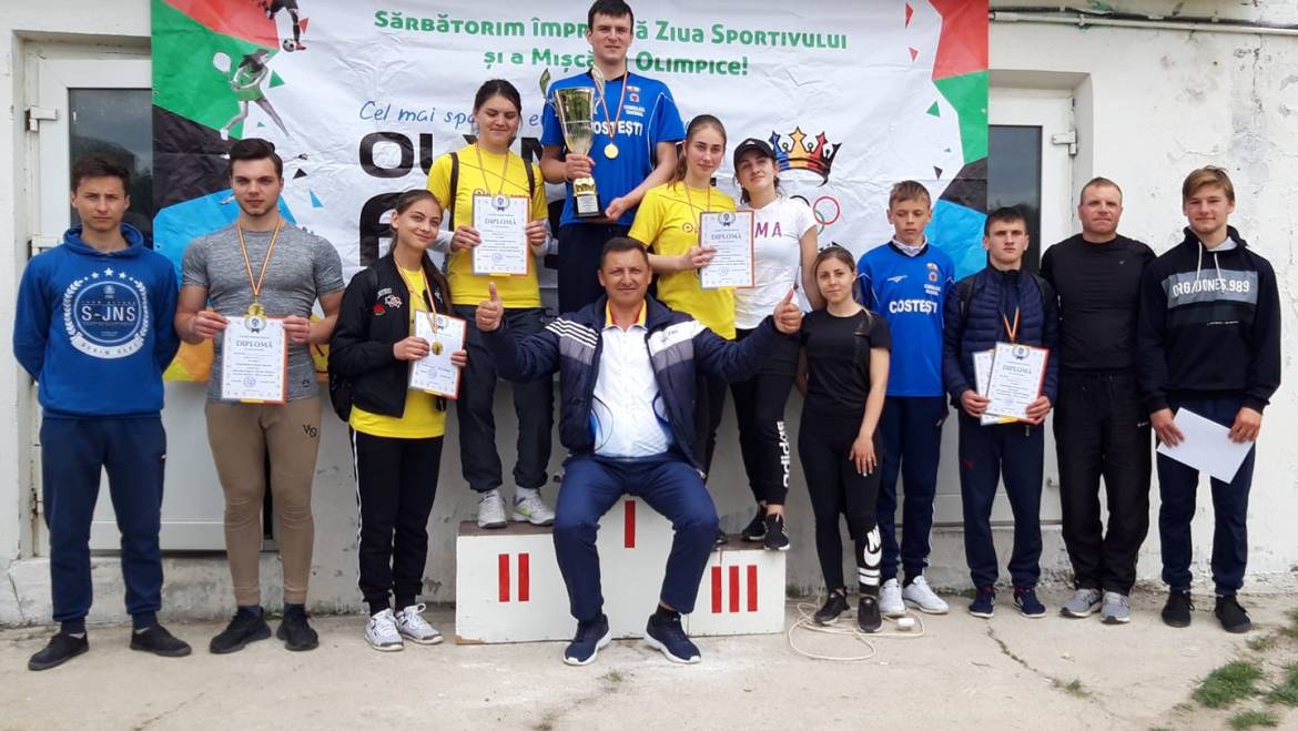 Tinerii din satul Costești au cîștigat locul I în cadrul Spartachiadei Raionului Ialoveni