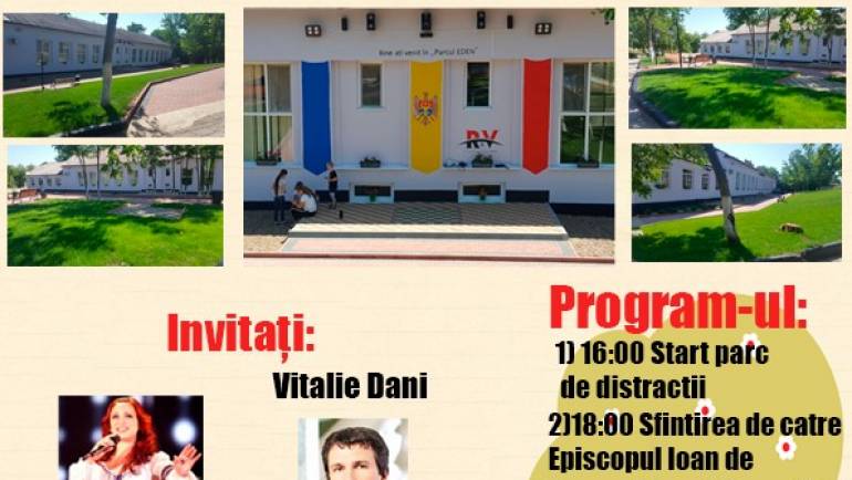 Invitație la deschiderea parcului ”EDEN” din satul Costești